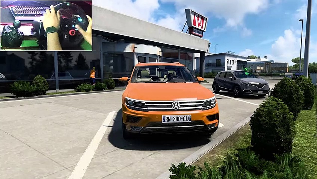 Volkswagen Tiguan Driving Impressions - Euro Truck Simulator 2 Gameplay with Logitech G29 Steering Wheel