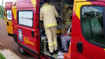 Três pessoas ficam feridas após colisão entre carros no Jaborá