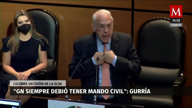 Guardia Nacional siempre debió tener mando civil, asegura José Ángel Gurría