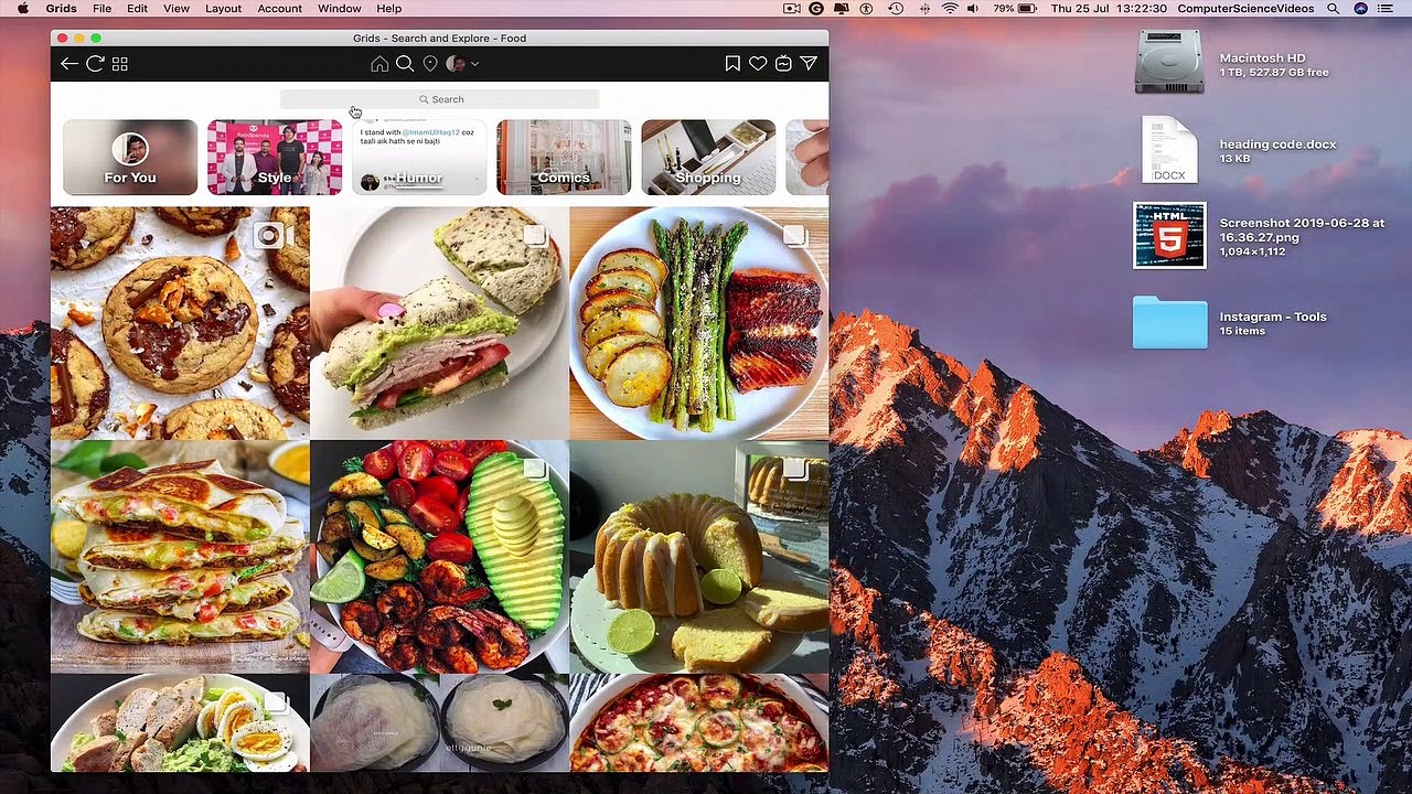 How to Use Instagram on a Computer (GRIDS Application) - Copy a Profile URL | Tutorial 51