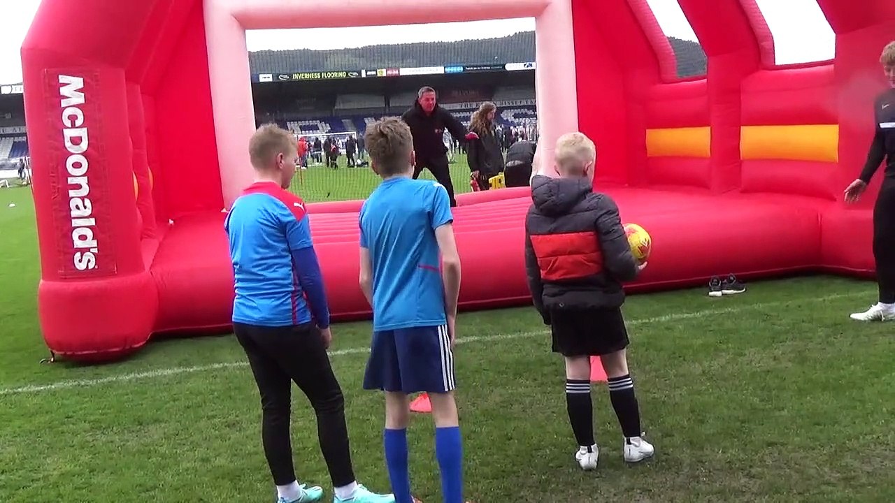 McDonald's Fun Football Festival at Caledonian Stadium in Inverness