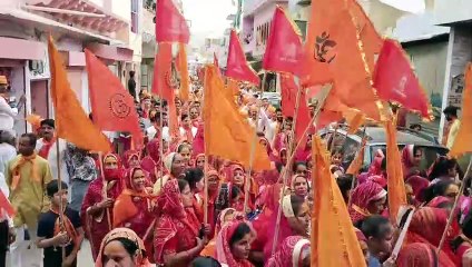 पराक्रम के कारक व सत्य के धारक के जयकारों से गूंजा राजगढ़ ... देखें वीडियो
