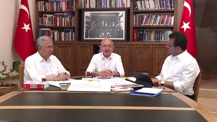 Kılıçdaroğlu İmamoğlu ve Yavaş ile kameranın karşısına geçti; 'Yiğitlerim' diye paylaştı