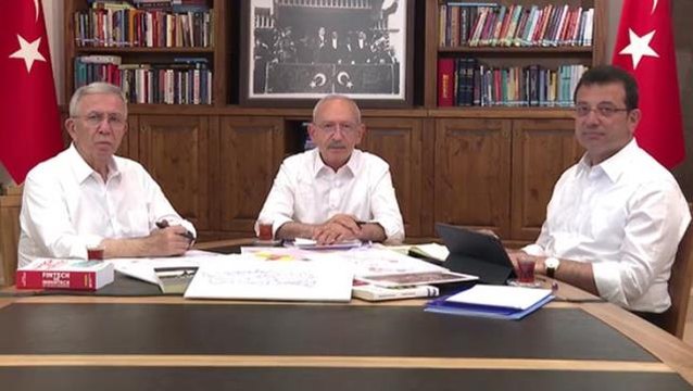 Kılıçdaroğlu, İmamoğlu ve Mansur Yavaş ile Yiğitlerim diyerek video paylaştı! Her ikisine de ayrı birer görev verdi