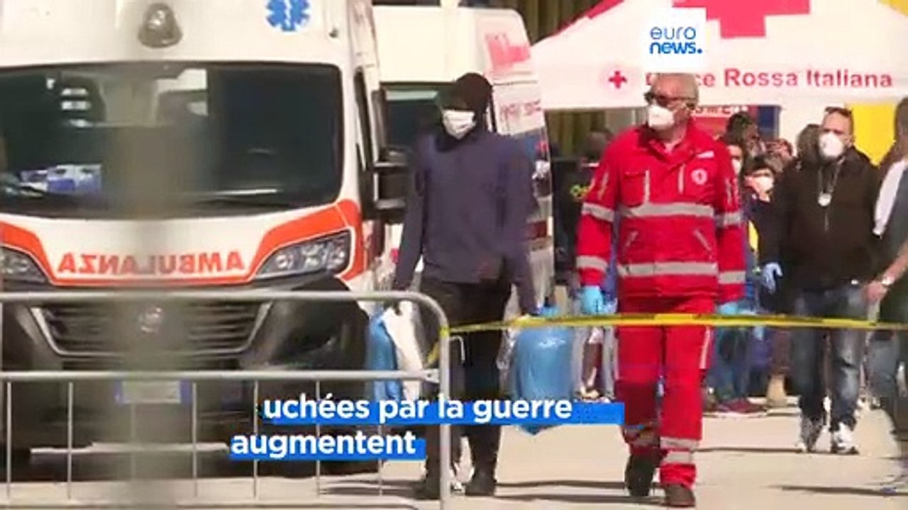 Italie : 29 migrants débarqués au port de Bari à bord du navire Ocean Viking