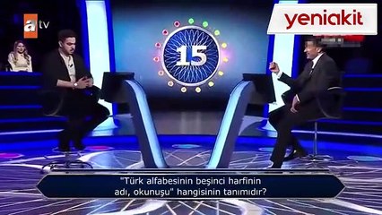 Milyoner'de üniversite öğrencisinin takıldığı soru yok artık dedirtiyor