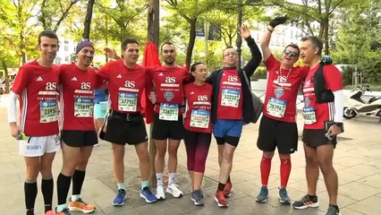Dentro de la Maratón de Madrid 2023: espectáculo y emoción con el club de los AS Runners