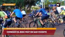 Comenzó el Bike Fest en San Vicente