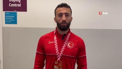 Burhan Akbudak: "Bir Kahramanmaraşlı olarak bu madalyamı depremzedelere armağan ediyorum"