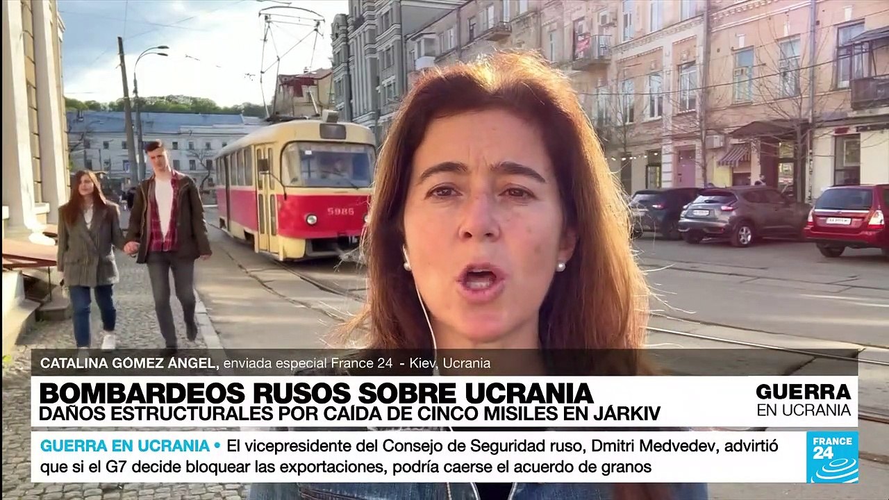 Informe desde Kiev: impacto de misiles rusos en Járkiv causaron daños estructurales