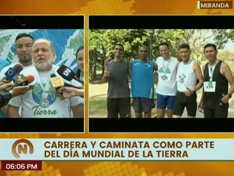 Miranda | Ciudadanos participan en la carrera y caminata como parte del Día Mundial de la Tierra