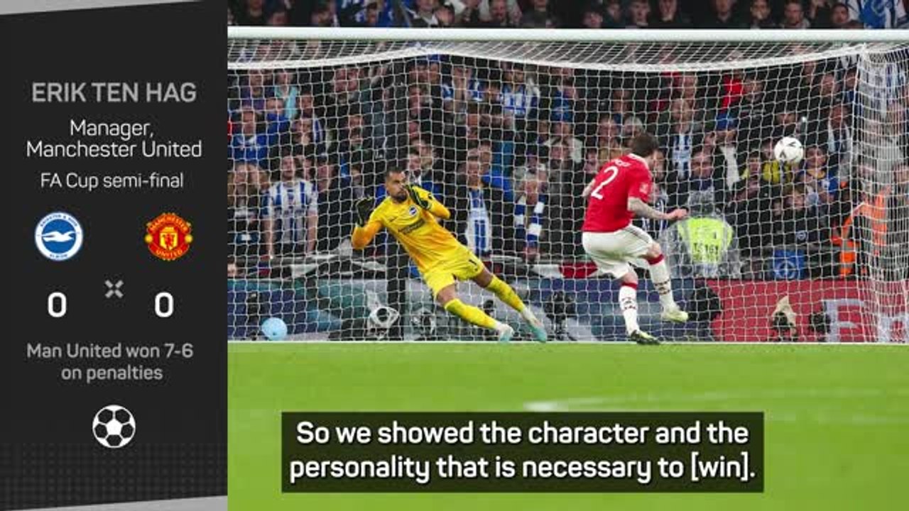 Ten Hag praises 'determined' side for reaching FA Cup final after Sevilla calamity