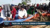 Tradisi Unik, Ratusan Warga di Karawang Silaturahmi Lebaran di Pemakaman