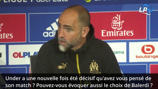 Lyon 1-2 OM : Tudor explique la titularisation de Balerdi