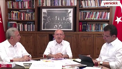 Kılıçdaroğlu, Yavaş ve İmamoğlu'nu yanına alıp koltuk dağıttı