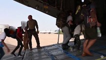 صور متداولة لعملية إجلاء بعثات فرنسية من #السودان عبر قاعدة جيبوتي #العربية