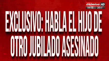 Geriátrico del horror: habló el hijo de otro jubilado asesinado