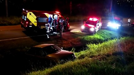 Colisão na BR-277 faz vítimas próximo ao Trevo da Petrocon