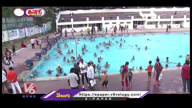 Huge Demand For Swimming Pools Due To Summer Season _ V6 Weekend Teenmaar