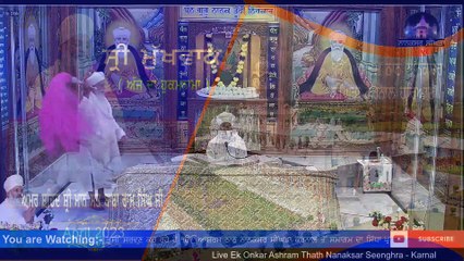 LIVE 24 April  2023 ਅੰਮ੍ਰਿਤ ਵੇਲੇ ਦਾ ਹੁਕਮਨਾਮਾ ਸਾਹਿਬ ਜੀ। Ek Onkar Ashram Thath Nanaksar Singhra