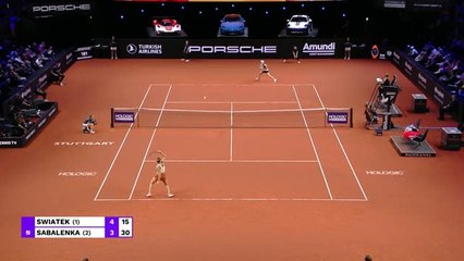 Swiatek beats Sabalenka to retain Stuttgart title