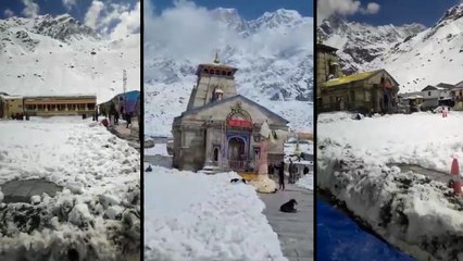 केदारनाथ में कपाट खुलने से पहले तैयारियां जोरों पर