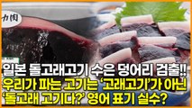 일본 돌고래고기 수은 덩어리 검출!!, 우리가 파는 고기는 ‘고래고기’가 아닌 ‘돌고래 고기다?’ 영어 표기 실수?