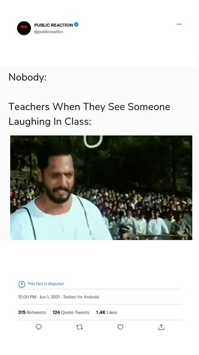 Teacher say something.....
