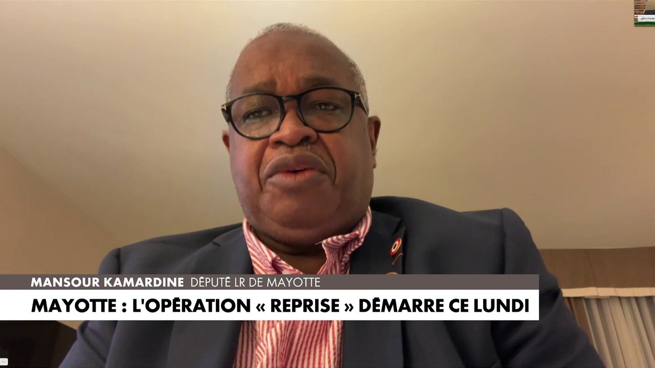 Mansour Kamardine : «Avec l'opération "Wuambushu", qui est pour nous une opération de la dernière chance, nous espérons que les choses vont changer»