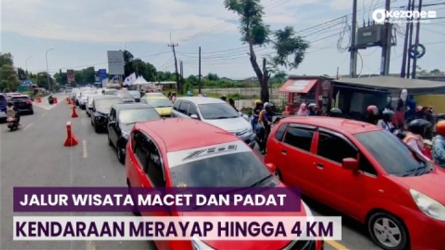 Kondisi Jalur Wisata Cirebon-Kuningan Padat, Kendaraan Merayap Hingga 4 Km