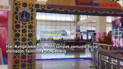Arus Balik Lebaran, Terminal Pulo Gebang Masih Dipadati Pemudik yang Akan Berkunjung ke Kampung Halaman