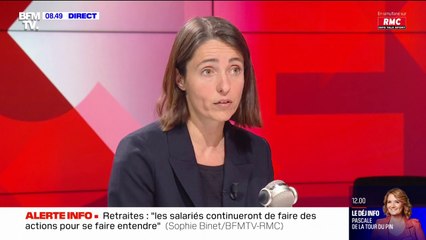Sophie Binet (CGT): "La France se caractérise par l'insuffisance des mesures de prévention" des accidents du travail
