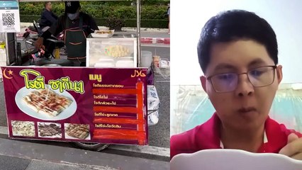 REACTION AMAZING Banana Roti on Scooter in Bangkok REACTION WATCHREVO