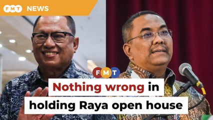 Element of politics in open house? What’s wrong, Puad asks Sanusi