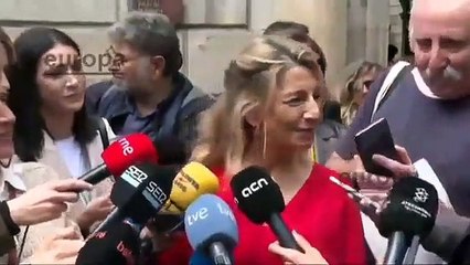 La alucinante excusa de Yolanda Díaz, azuzada por Ada Colau, para no responder a una pregunta sobre Irene Montero