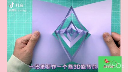 How to make paper display beautiful flowers