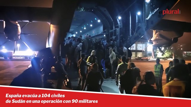 España evacúa a 104 civiles de Sudán en una operación con 90 militares