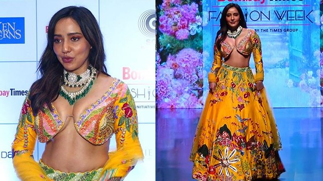 Bombay Times Fashion Week 2023: Bollywood Actress Neha Sharma Bold Look Ramp Walk Full Video