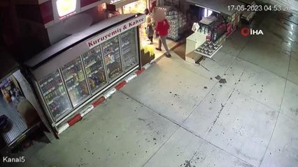Petrol istasyonundan 600 bin liralık soygun kamerada