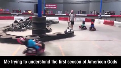 Un enfant fait un malaise sur son karting... Impressionnant