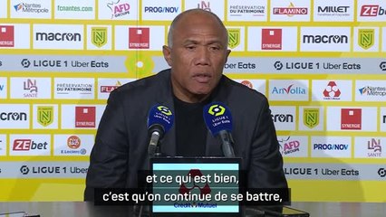 32e j. - Kombouaré : "On continue de se battre, d'y croire"