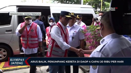 Arus Balik, Penumpang Kereta di Daop 4 Capai 20 Ribu Per Hari