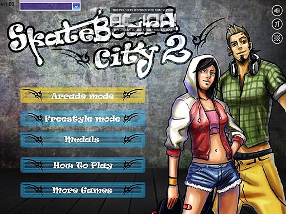 Skateboard City 2 Main Menu Soundtrack