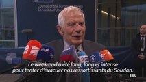 Soudan: plus de 1.000 ressortissants de l'UE évacués (Borrell)