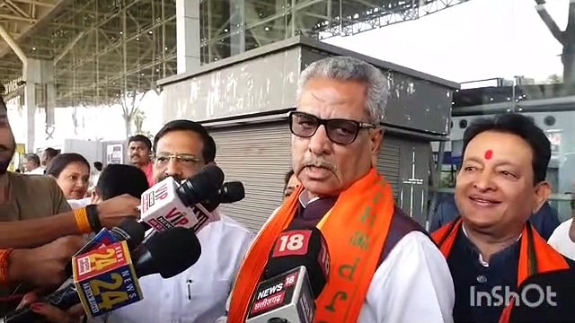 छत्तीसगढ़ भाजपा प्रभारी ओम माथुर पहुंचे रायपुर, कही ये बात
