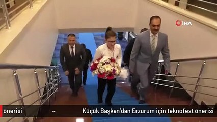 Küçük Başkan'dan Erzurum için teknofest önerisi