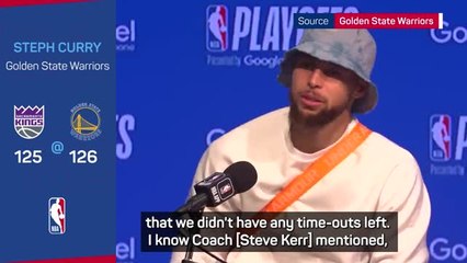Curry will learn from mistake that nearly cost the Warriors