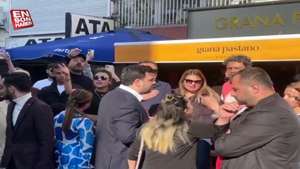 İzmir'de AK Partili Eyyüp Kadir İnan'a provokasyon