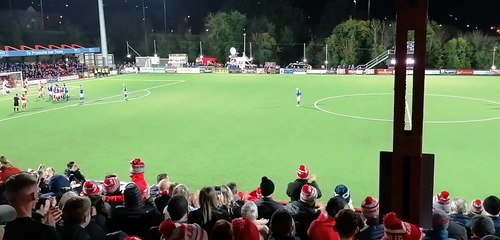 Big cheers for Larne's Jeff Hughes on historic night at Inver Park