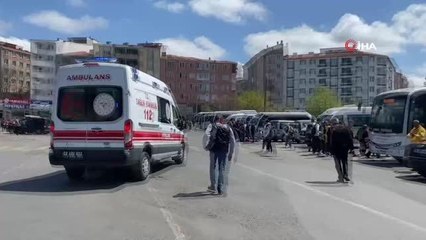 Geri manevra yapan sürücü, yayaya çarptı